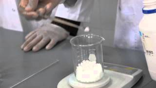 Preparing Sodium Hydroxide Solution Part 1 [upl. by Esele]