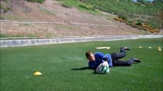 GOALKEEPER TRAINING BASIC BALL HANDLING [upl. by Barvick]