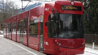 Innsbruck Straßenbahn  Innsbruck Tramways  Route 6 [upl. by Ellehcear]