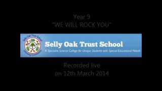 Selly Oak School Year 9 WE WILL ROCK YOU [upl. by Saihttam685]