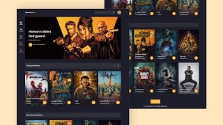 Create a Responsive Movies Website Using HTML CSS And JavaScript [upl. by Jeniffer384]