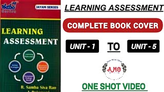 BEd ANU 3rd semester Learning Assessment full Vdo unit1 to unit 5  one shot video by Arpita mam [upl. by Atirabrab]