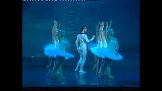 Swan Lake 2 Act Anastasia Volochkova Evgeny Ivanchenko Rusia Tv [upl. by Skiest]