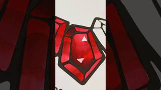 How to color gemstones or crystals using alcohol markers tutorial coloringbook gems crystals [upl. by Adnot]