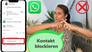 KONTAKT AUF WHATSAPP BLOCKIEREN  Android [upl. by Powell21]