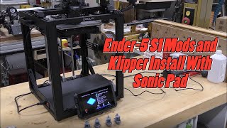 User Sharing  Ender5S1 Mods and Klipper Install With Creality Sonic Pad [upl. by Siari426]