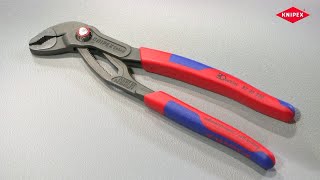 KNIPEX Cobra® QuickSet HighTech Water Pump Pliers [upl. by Annayehc867]