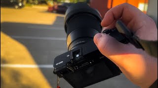 Budget Camera vs SIGMA 16mm f14 Street photography [upl. by Ahker935]