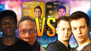 SIF MESSI amp RONALDO 2v2 Wager FIFA 14 [upl. by Gnuy]