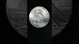 Incuse Indian Head Silver Round 5oz GSM 30 silver silverstacking indian [upl. by Enoyrt]