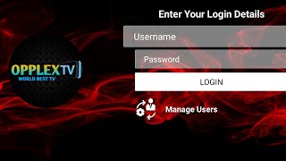 opplex Tv Username and password xciptv Username and password uzairkhan iptv [upl. by Ecirtael]