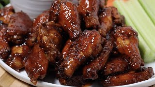 Easy Honey BBQ Chicken Wings Recipe  How To Make The Best BBQ Wings [upl. by Kareem]