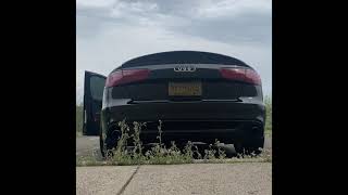 Audi A6 C7 Headers  Exhaust sound [upl. by Hebner984]