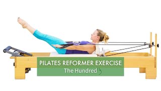 Pilates Reformer Exercise The Hundred  Pilates Anytime [upl. by Herrah]