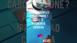 Iphone não carrega Não reconhece o cabo [upl. by Notgnilra]