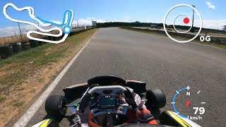 Karting 125 ROTAX MAX POV ONBOARD  GoPro Hero 9  Dunois Kart Track [upl. by Rotsen]