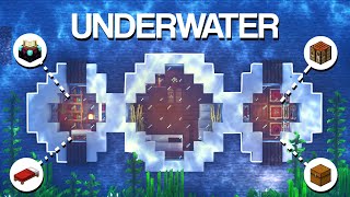 Minecraft Underwater Survival Base Tutorial [upl. by Cammie48]