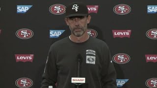 49ers Kyle Shanahan reveals MASSIVE injury report George Kittle Trent Williams Aaron Banks Bosa [upl. by Markus]