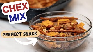 Classic Chex Party Mix Recipe [upl. by Laehcym]