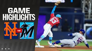 Mets vs Marlins Game Highlights 72024  MLB Highlights [upl. by Icram]