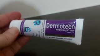 Dermoteen whitening cream Review Dermoteen whiteningcream spf30 [upl. by Karolina]