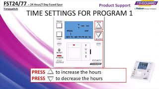 Fused Spur Timeswitches FST2477 [upl. by Ayitahs]