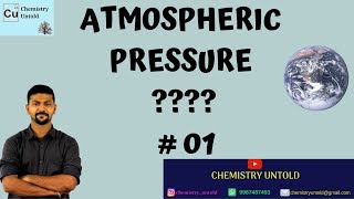 ATMOSPHERIC PRESSURE  01  INTRODUCTION [upl. by Wiencke]