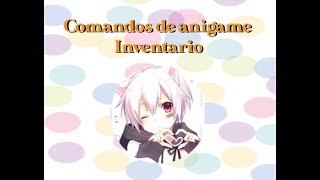 Comandos de anigame  comandos de inventario Bot de discord [upl. by Klecka450]