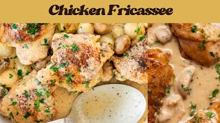 Chicken Fricassee  quick French Chicken Stew by FoodiesWorldWithHoney [upl. by Amitaf772]