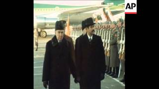 SYND 13 12 78 IRAQI VICE CHAIRMAN HUSSEIN IS WELCOMED TO MOSCOW BY SOVIET PRIME MINISTER KOSYGIN IN [upl. by Allimak329]