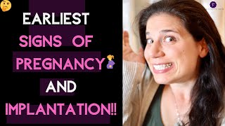 9 Implantation Signs and Symptoms  Pregnancy Signs in Two Week Wait  Implantation Symptoms [upl. by Nadbus]