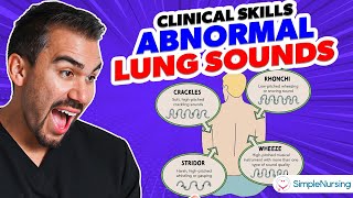 Lung Auscultation for Nursing Students Identify and Interpret Abnormal Breath Sounds [upl. by Dnomrej345]