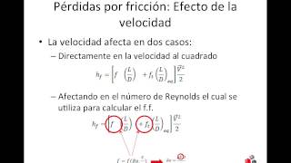 OTM37 Efecto de la velocidad en perdida de friccion [upl. by Felise]