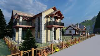 1700 SQ FT Floor Villa Plan  Luxury Snow Villas [upl. by Skoorb]