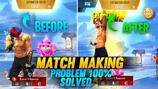 PC PLAYERS MATCHMAKING PROBLEM SOLVED 100😱MATCHMAKING HACK OR WOT👽freefire sudipsarkar [upl. by Nerrej254]