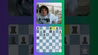 Brilliant Smothered Queen Sacrifice 🔥 chess chesscom brilliantmove shorts chesspuzzle [upl. by Kobe501]