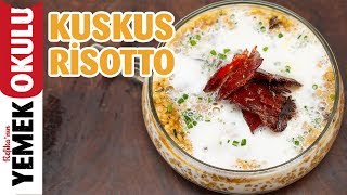 Mantarlı Kuskus Risotto Tarifi  Refotto Lüks Restoran Yemeği Risottonun Memleketçe Hali [upl. by Gussi667]