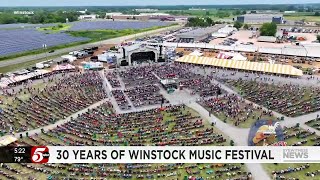 Winstock County Music Festival celebrates its 30th anniversary [upl. by Steffen260]