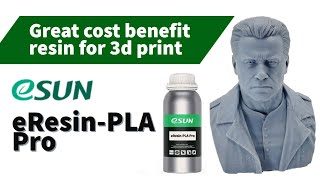 3D Resin review  eSun eResin PLA Pro Great cost benefit resin [upl. by Negris]