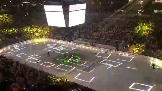 Pittsburgh Penguins PreGame Laser Show  vs Washington Capitals 2016 Game 6 Eastern Conference Semi [upl. by Yarak520]