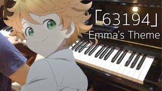 The Promised Neverland OST 「63194」Emmas ThemePiano cover  music sheet [upl. by Onit465]