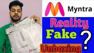 Myntra product Reality fake or Not   Unboxing product [upl. by Lasky586]