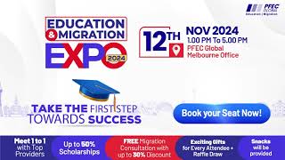 PFEC Global Education and Migration Expo in Melbourne [upl. by Stasny]