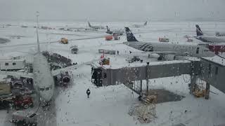 Sheremetyevo airport in winter Moscow [upl. by Wojcik159]