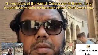 7th wonders of the world Colosseum in Rome  Italy Amphitheatre build by Romans 2000 years ago [upl. by Sanchez274]