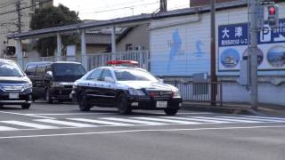 パトカー 緊急走行 滋賀県警 [upl. by Onailil325]