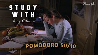 Study with Rory Gilmore 📘 Gilmore Girls 🏡  POMODORO 5010 [upl. by Eibocaj165]