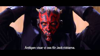 STAR WARS EP1  DET MÖRKA HOTET  Svensk trailer [upl. by Thilda]