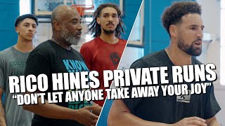 Rico Hines Private Runs featuring Klay Thompson Kevin Porter Jr Derrick Jones Jr amp MORE [upl. by Eruot859]