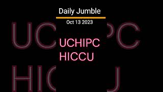 Daily Jumble Oct 13 2023  Jumble Answers for 10132023 [upl. by Arhaz851]